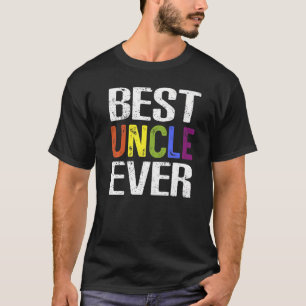 Mens Best Uncle Ever Tee Lgbt From Niece Nephew
