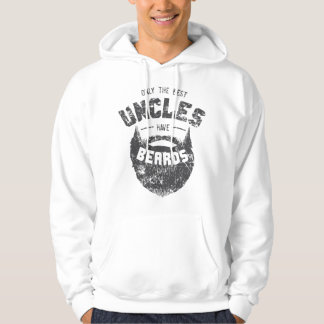 Mens Best Uncles Have Beards Funny Cute Beard Hoodie