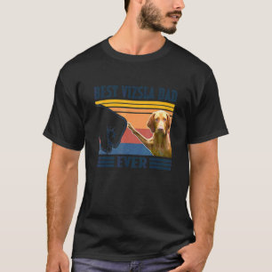 Mens Best Vizsla Dad Ever  Dog  Father's Day  1 T-Shirt