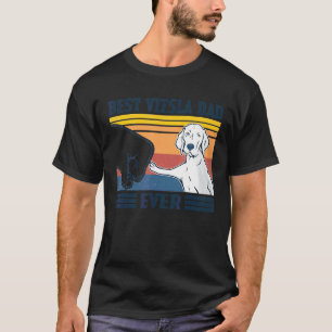 Mens Best Vizsla Dad Ever Dog Father's Day T-Shirt