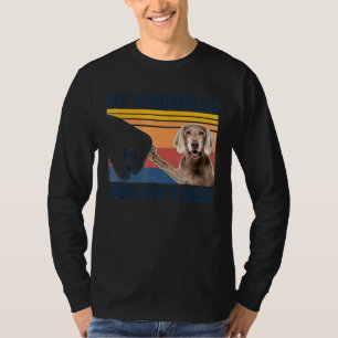Mens Best Weimaraner Dad Ever  Dog  Father's Day T-Shirt