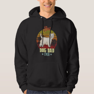Mens Best West Highland White Terrier Dad Ever Dad Hoodie