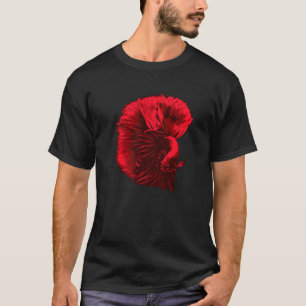 Mens Betta Fish Siamese Fighting Fish Aquarium T-Shirt