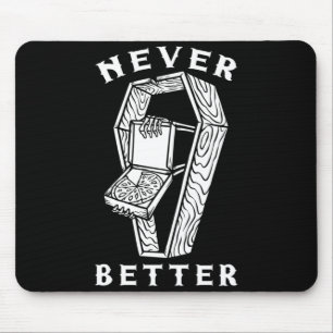 Mens Better Pizza Skeleton Government Agencyth Mouse Pad