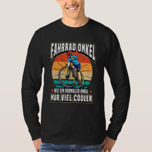 Mens Bicycle Mountain Bike Cycling Uncle T-Shirt