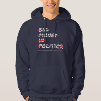 Men's Big Money In Politics Pullover Hoodie (Navy)