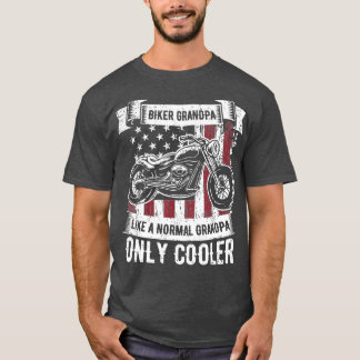 Mens Biker Grandpa Ride Motorcycles Motorcycle Lov T-Shirt