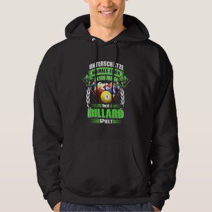 Mens Billiard Snooker Saying  8 Ball Pool Billiard Hoodie