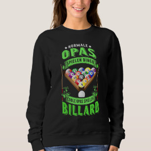 Mens Billiard Snooker Saying 8 Ball Pool Billiard Sweatshirt