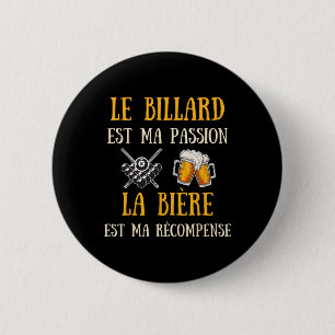 Mens Billiards Humour Vintage Gift Idea Humourous  6 Cm Round Badge