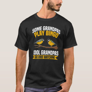 Mens Bird Watching Cool Grandpas Go Bird Watching T-Shirt
