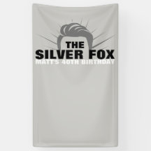 Men's birthday banner