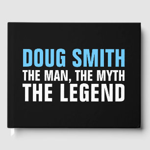 Men's  Birthday / Retirement Party Guest Book