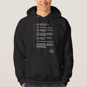 Men's Black "Apostle's Creed" Hoodie
