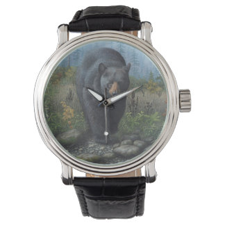 Men's Black Bear Watch