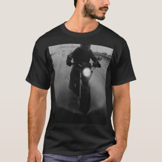 Men's Black Biker T-shirt