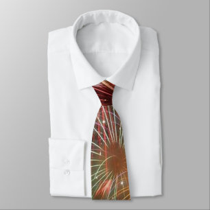 Men's Black Fireworks Holiday Tie