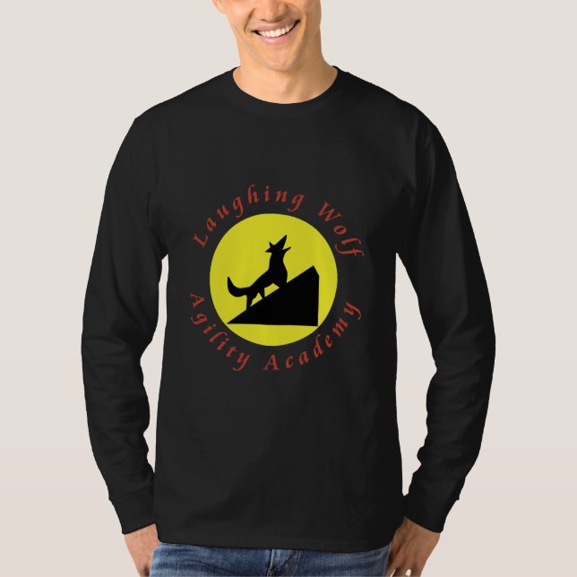 Men's black long-sleeved T-Shirt (Front)