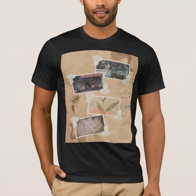 Men's black t-shirt (Front)