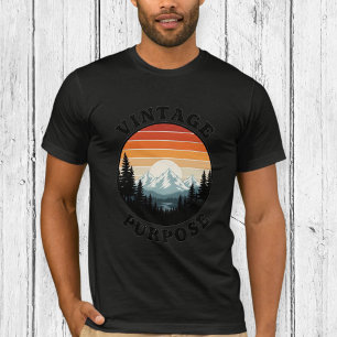 Men's Black T-Shirt - Vintage Quote, Trendy