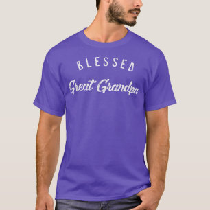 Mens Blessed Great Grandpa , Cute Birthday Gift T-Shirt