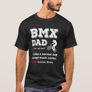 Mens BMX Bicycle Biking Vintage Biker Definition T-Shirt