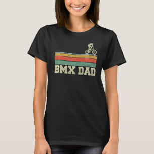 Mens Bmx Vintage Style Bike Bicycle Stunt Bmx Dad  T-Shirt
