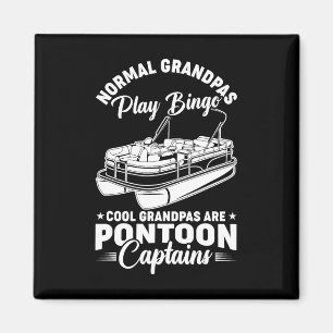 Mens Boating Cool Grandpas Are Pontoon Captain Fun Magnet