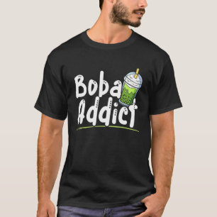 Mens Boba Addict Boba Tea Lover Bubble Tea Bobalif T-Shirt