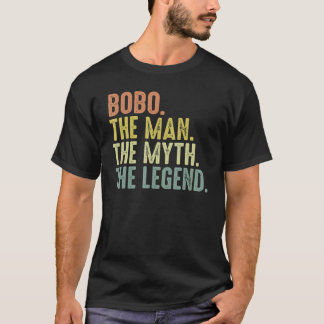 Mens Bobo  For Men  Fathers Day Bobo Myth Legend T-Shirt