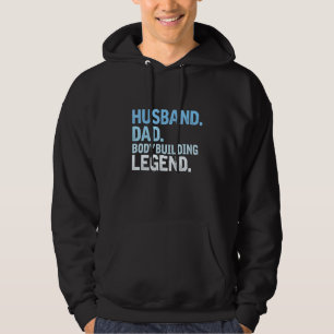 Mens Bodybuilding Dad Husband Dad Bodybuilding Le Hoodie