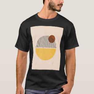 Mens Boho Abstract Shapes Mid Century Modern 1 T-Shirt