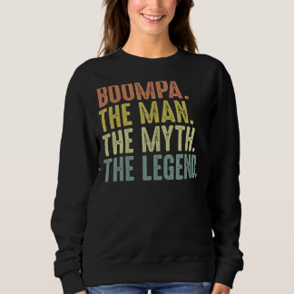 Mens Boompa Men  Fathers Day Boompa Man Myth Legen Sweatshirt