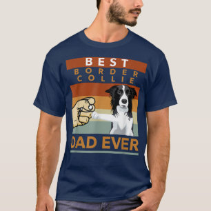 Mens Border Collie Master Gift Father's Day Dog Ow T-Shirt