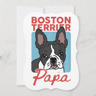 Mens Boston Terrier Papa Dog Owner Boston Terrier
