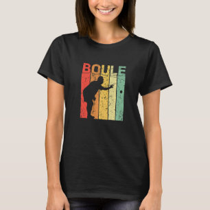 Mens Boule Player Retro Boccia Petanque Player App T-Shirt