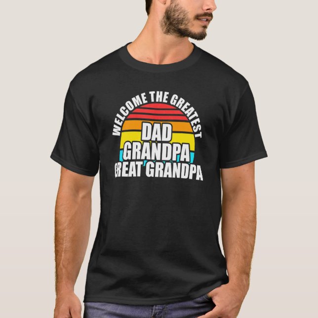 Mens Bow Down Dad Grandpa Great Grandpa Grandpa Gr T-Shirt (Front)