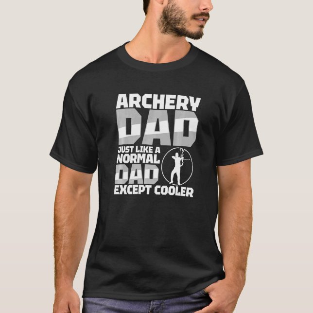 Mens Bowman Father Bow And Arrow Target Archery Da T-Shirt (Front)