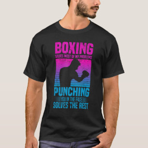 Mens Boxing Martial Arts Boxing Fighter Kickboxing T-Shirt