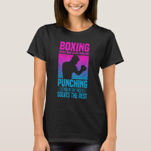 Mens Boxing Martial Arts Boxing Fighter Kickboxing T-Shirt