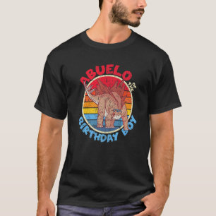 Mens Boy Birthday I Abuelo I Stegosaurus I Family T-Shirt