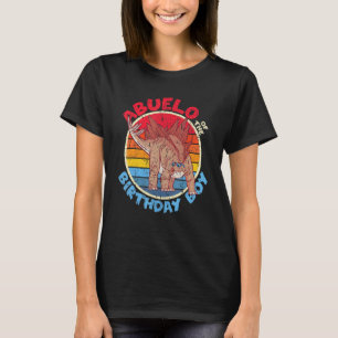 Mens Boy Birthday I Abuelo I Stegosaurus I Family T-Shirt