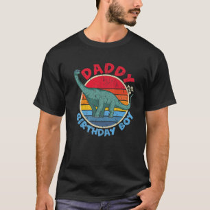 Mens Boy Birthday I Daddy I Brachiosaurus I Family T-Shirt