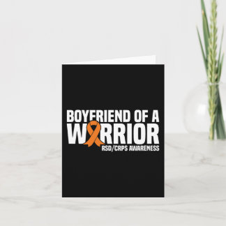Mens Boyfriend of a Warrior Orange Ribbon RSDCRPS  Card
