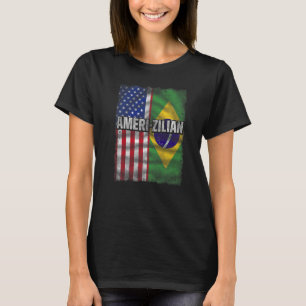 Mens Brazil Proud Brazilians Brazilian Roots Ameri T-Shirt