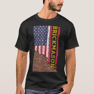Mens Brick Mason Bricklayer Masonry Construction U T-Shirt