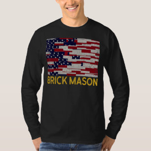 Mens Brick Mason Bricklayer Masonry Construction U T-Shirt