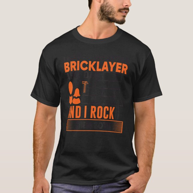 Mens Bricklayer Mens Bricklayer  Bricklayer Dad 3 T-Shirt (Front)