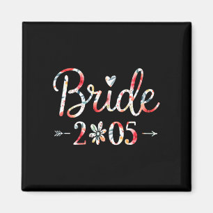 Mens bride est 2025 married wedding bridal party magnet