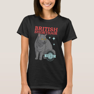Mens British Shorthair Dad Cat Owner British Short T-Shirt